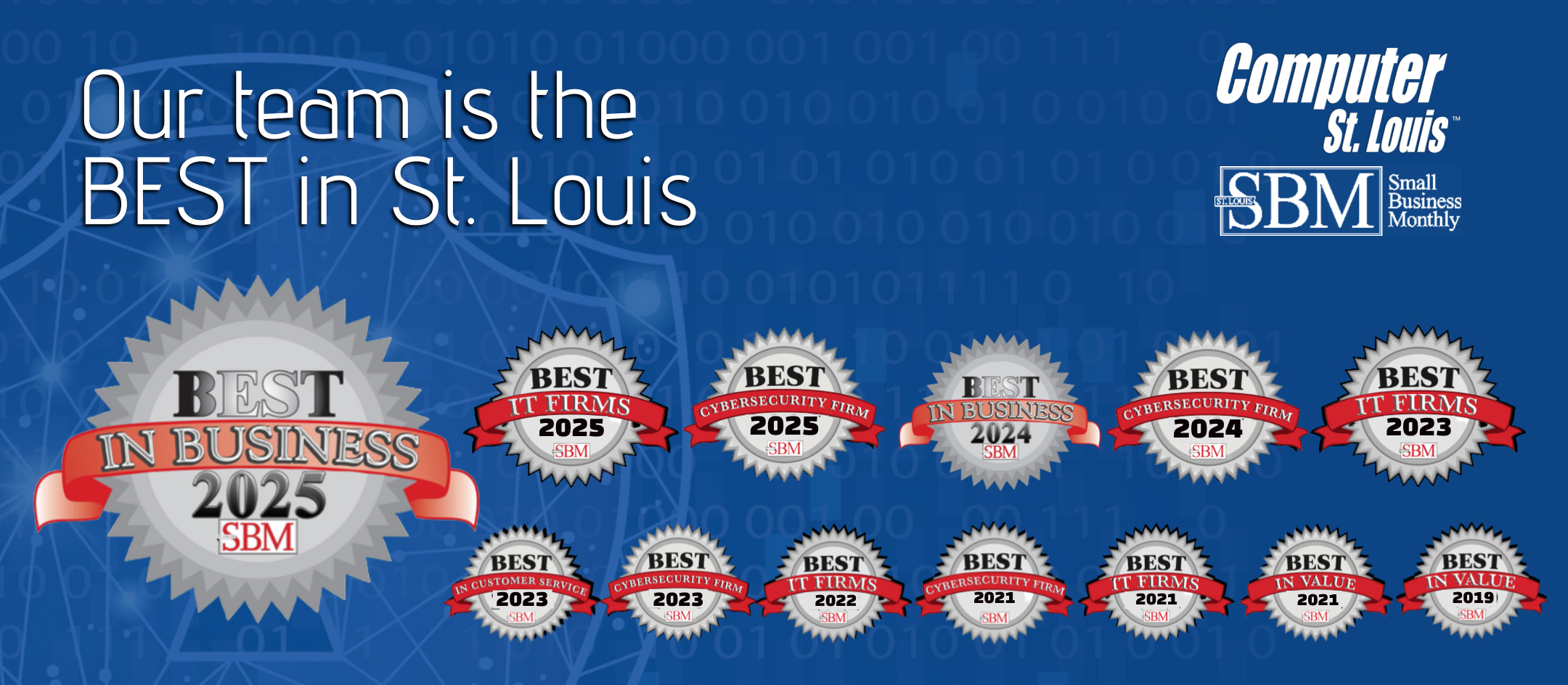 Computer St Louis - Small Business Monthly Award Banner 2025